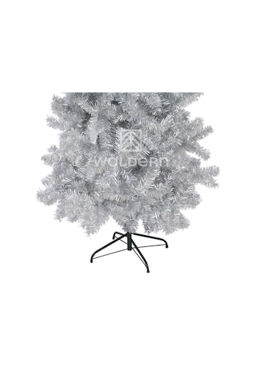 Waldern Premium Luxury Series 180 cm 620 Dal Yılbaşı Çam Ağacı Simli Gümüş