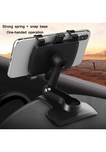 Agoodshop By-965 Araba Panosu Navigasyon Telefon Tutacağı - Siyah