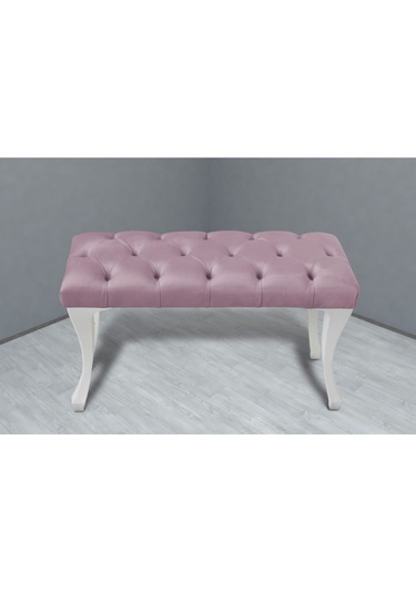 Pembe Chester Model Babyface Kumaş Bench&koltuk&tabure&pofuduk Yatak Odası Takımı Ucu&önü Puff
