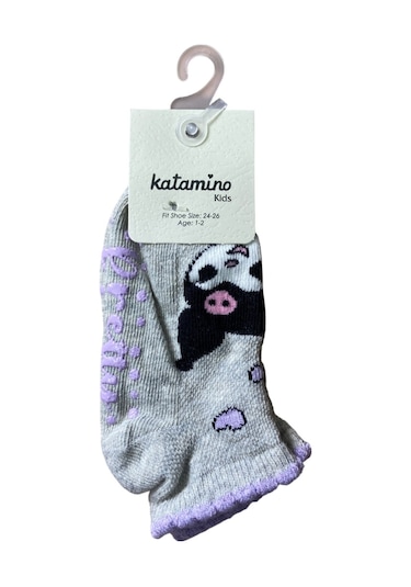 Katamino Liora Abs'li Bebek Çorabı 20422 Gri