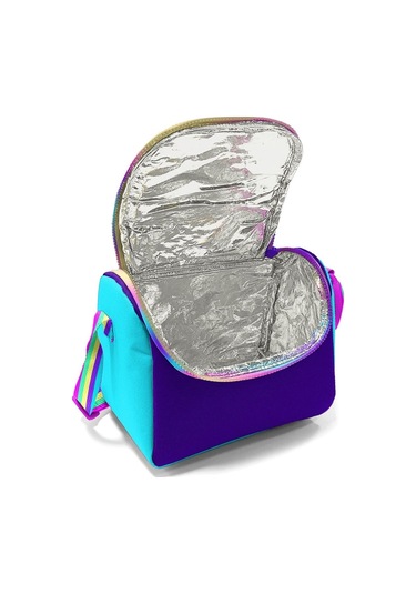 Coral High Rainbow Fermuarlı Mor Isı Yalıtımlı Beslenme Çantası - Kız Çocuk