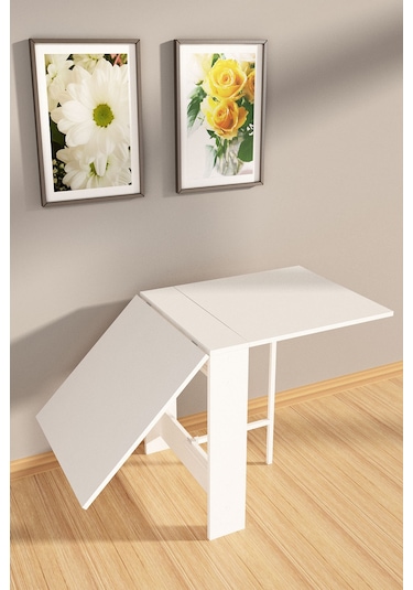 Dekorfim DF01101B Portatif Pratik Katlanır Masa Mutfak Masası