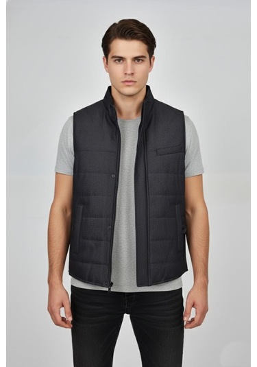 Erkek Spor Hakim Yaka Yelek Regular Kalıp 959-309 Bgl-st04875 Antrasit