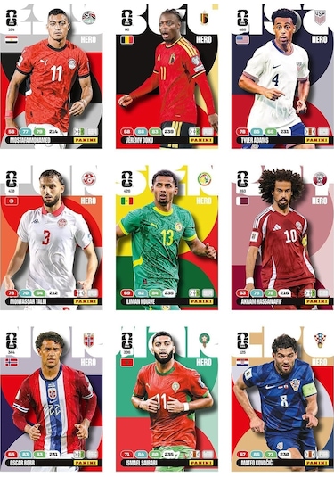 Dünya Kupası Fıfa 2026 Panini Adrenalyn Xl Upgrade Set Koleksiyon Kartı 1 Paket 50 Kart