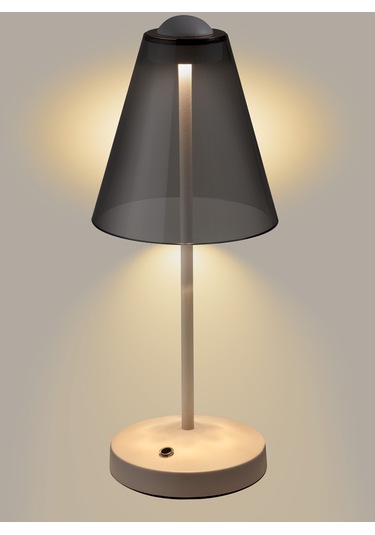 Madame Coco Katia Dokunmatik Abajur - Gri/beyaz Abjr0000000037 Diğer