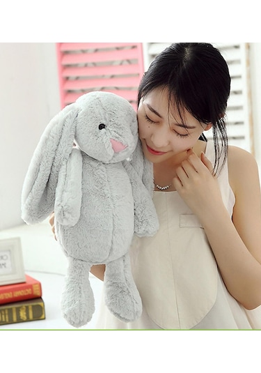 Uyku Arkadaşım Uzun Kulak Bunny Peluş Tavşan 65 Cm Lila