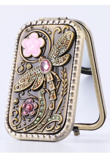 Mama Karma Cep Aynası Katlanabilir Hediye 226721606 Altın Rengi