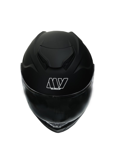 My Helmets Mks002 -B Güneş Vizörlü Şeffaf Çene Açılır Motosiklet Kaskı Siyah