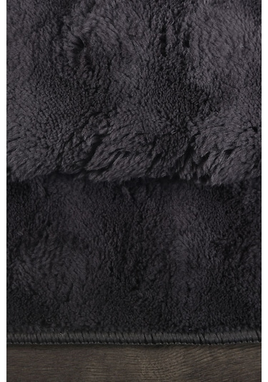 Bubble Antrasit Büyük Ebat 2'li Banyo Paspas Seti Kaymaz Tabanlı Yıkanablir Klozet Takımı Antrasit