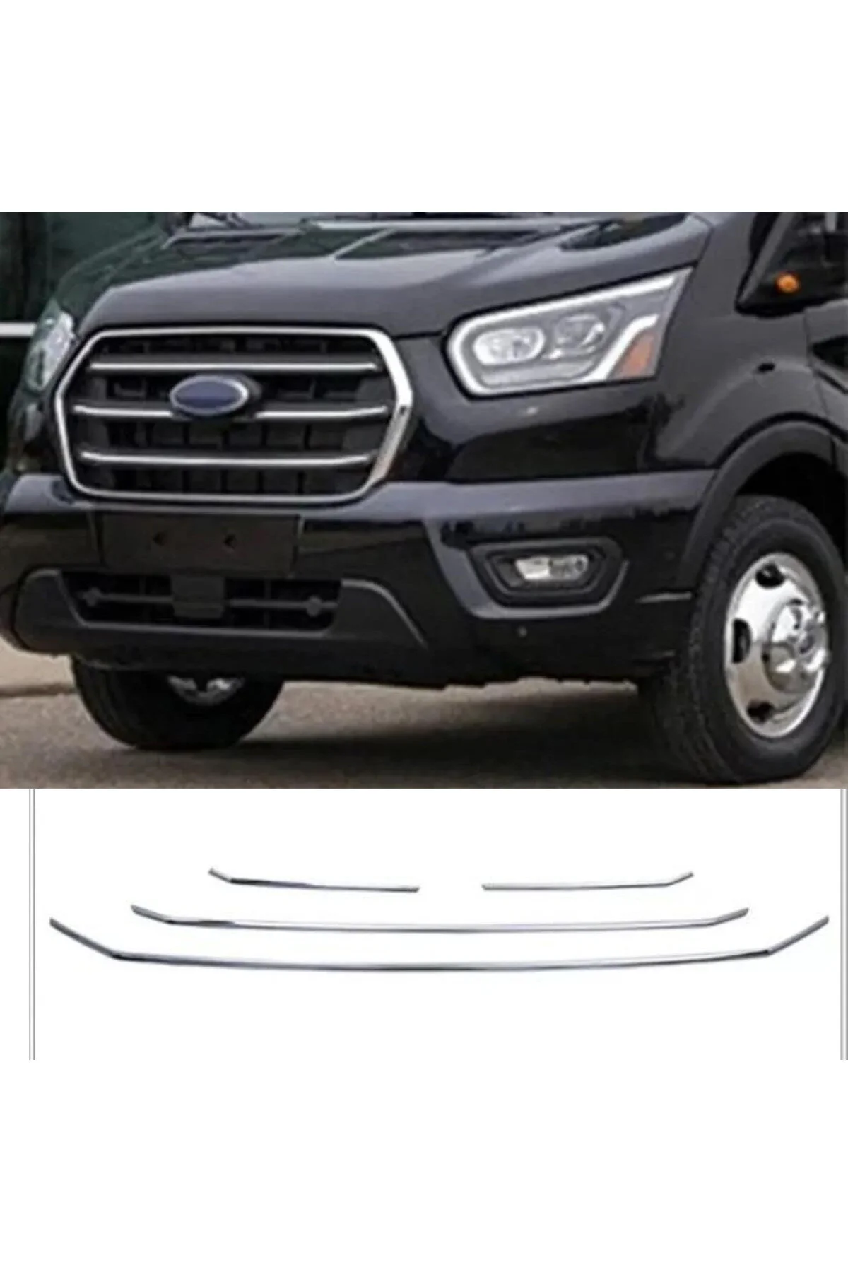 "ford Transit 2019 Ön Panjür Krom Paslanmaz Çelik"