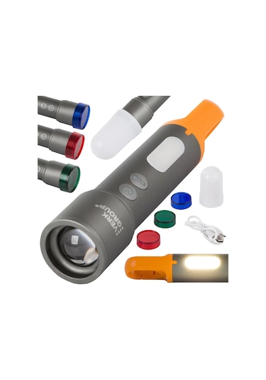 El Feneri X723 Cb-x723 Taktik Feneri Askeri Meşale Çok Renkli