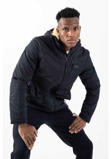 Maraton Sportswear Regular Erkek Kapşonlu Uzun Kol Basic Lacivert Ceket 21365 Lacivert
