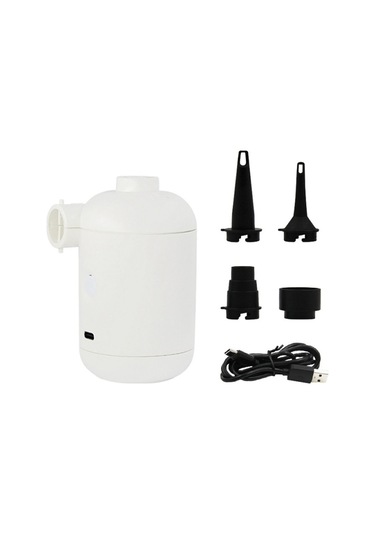 Sones Ht-426 Kauçuk Bot Şişme Yatak İçin Usb Elektrikli Hava Pompası Beyaz