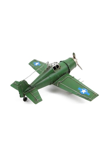 Dekoratif Metal Uçak Biblo Dekoratif h-Hediyelik