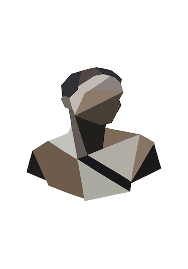 Renkli Vektör İnci Küpeli Kız Ve Portreler Doğal Taş Bardak Altlığı 4'lü Set - Natural Stone Coasters - Taş Çok Renkli