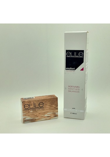 Elile Nemlendirici Losyon 200 ML + Kuru Ciltler İçin Temizleyici Sabun 100 G