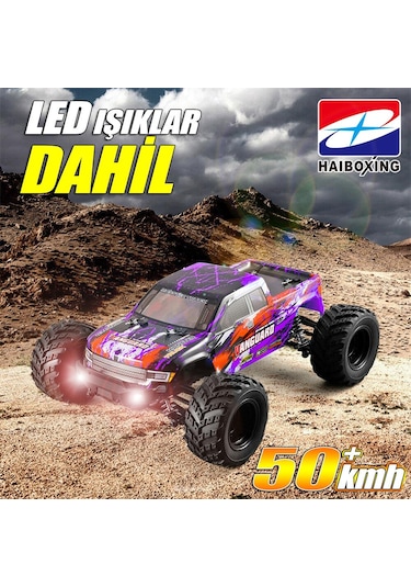 Haıboxıng Rc 1/12 903 Vanguard 50+ Km/h Sürat 4x4 Uzaktan Kumandalı Rc Model Araba Rtr Elektrikli 4wd Offroad Truck Mor