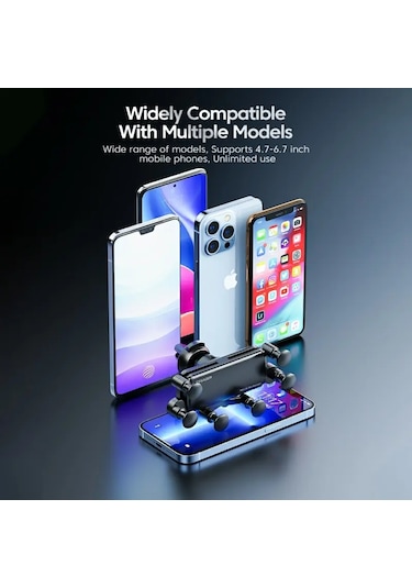 Dongjing Essageruniversal 6 Puan Katı Kat Araba Telefon Tutucu 1 Adet