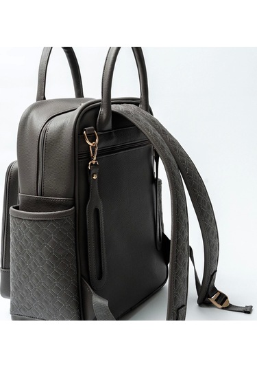 M&y Mia Anne Bebek Bakım Sırt Çantası 7350 Gri Gri