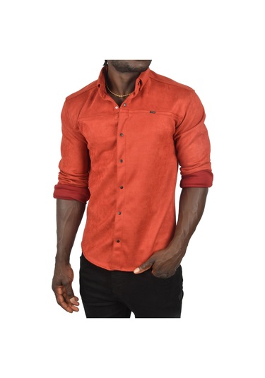 Deepsea Erkek Kiremit Rengi Çıtçıtlı Süet Gömlek 2500556 Kiremit Deepsea Erkek Kiremit Rengi Çıtçıtlı Süet Gömlek 2500556 Kiremit
