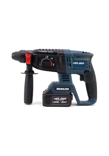 Böhrer BA01012M Kırmızı Akülü Kırıcı Delici + 125 MM Taşlama + 13 MM Vidalama + 450 NM Somun Sıkma + Lamba Set 5'li