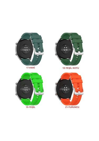 Haylou Solar Ls05 Kordon 22 Mm Kayış Klasik Silikon Strap K23