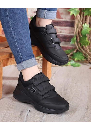 M.p. 242-1307 Zn 36-40 Siyah Sneaker Ayakkabı-siyah Siyah