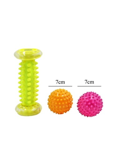 Dm Masaj Topu - Plantar Kas Gevşetme, Fitness Ve El Tutma Topu, Spor Ve Rahatlama İçin Çok Renkli