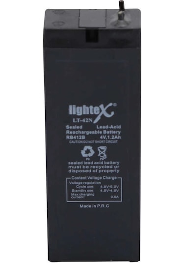 Lightex Lt-42 4v 1.2ah Işıldak Fener Aküsü