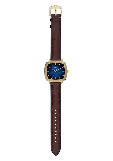Fossil Fle1215 Nick Jonas X Fossil Machine Luxe Blue Vignette Kol Saati Altın