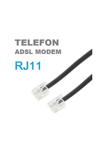Irenis Adsl Vdsl Modem Kablosu Rj11 Kablo Köken Telefon Kablosu 3 M