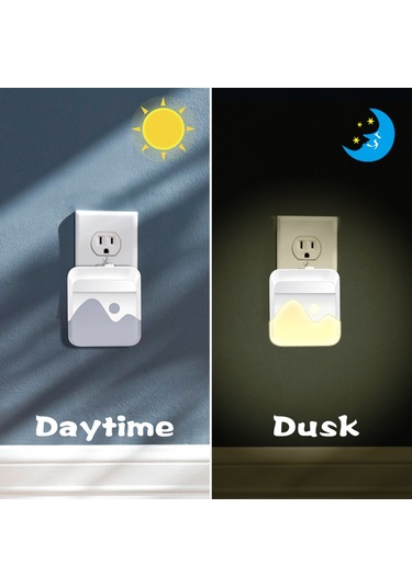 Led Gece Lambası Duvar Lambası Parlaklığı Ayarlanabilir Duvar Fişi Tipi Gece Lambası Koridor Merdiven Yatak Odası Oturma Odası Mutfak Banyo Diğer