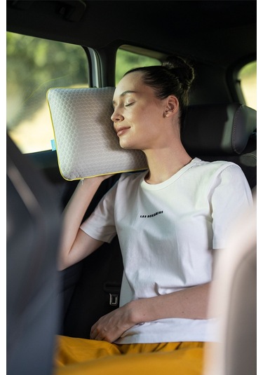 Softlife Camp Ortopedik Visco Seyahat Ve Kamp Yastığı 37x26x10 CM