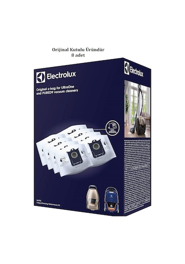 Electrolux Pure D9-Ultraone S-Bag Toz Torbası 8 Adet 5Lt