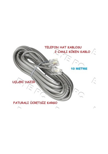 10 Metre Adsl Vdsl Ofis Ev Içi Kablo
