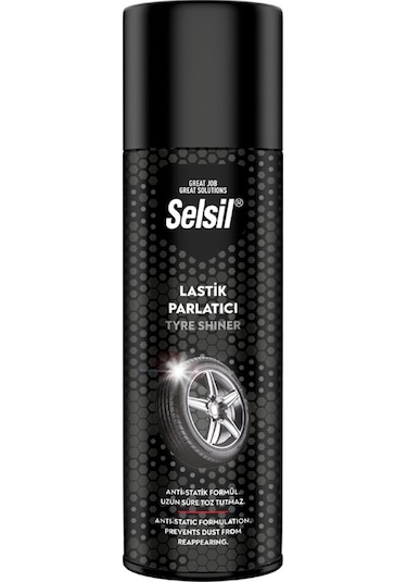 Selsil Oto - Araç Lastik Parlatıcı - Temizleyici Sprey 500ml