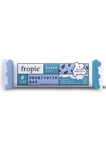 Fropie Badem Kakaolu Probiyotik Bar 12 x 35 G