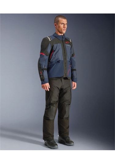 Alpinestars Andes V4 Korumalı Motosiklet Montu Mavi Siyah