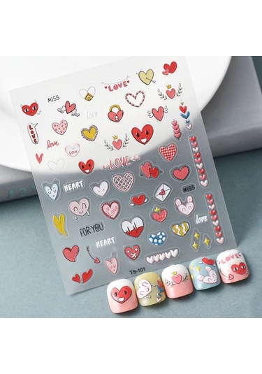 1 Adet Siyah Beyaz Yay Kelebek 5d Tırnak Çıkartmalar Nail Art Dekorasyon Kabartma Disney Karikatür Çiçek Nail Art Çıkartmalar Tırnak Malzemeleri Plum