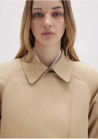 Mavi - Bej Trençkot 110703-82323 Bej