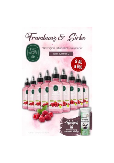 Est 9 Al 8 Öde Frambuaz Sirke Tonik 100 Ml, Rosıe Makyaj Pamuğu