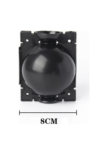 Geeksen Bitki Klonlama Kutusu - Ağaç Ve Çiçek Sapları İçin Kök Geliştirici, Sert Plastik, 8cm Orta Boy, Siyah, 10 Adet Set