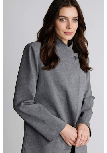 Defacto Regular Fıt Dik Yaka Blazer Ceket H2399ax26spar202 Antrasit-ar202 Defacto Regular Fıt Dik Yaka Blazer Ceket H2399ax26spar202 Antrasit-ar202