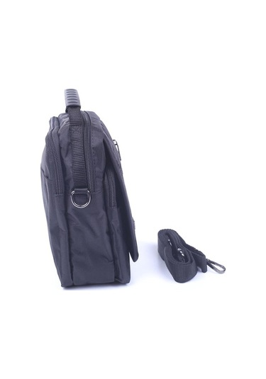 Seventeen 902 Siyah Erkek Büyük Kapaklı El Ve Omuz Çantası