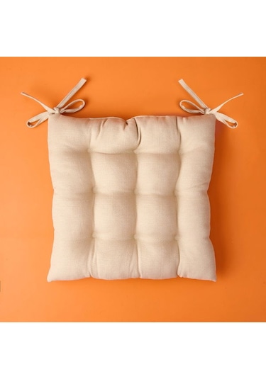 Evidea Soft Traum Sandalye Minderi - Bej - 40x40 Cm Bej