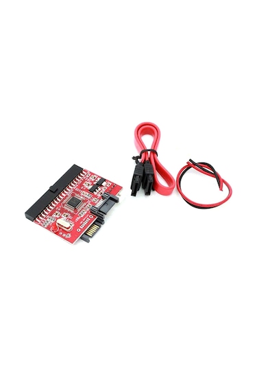 Vkemall Ide-sata Çift Yönlü Dönüştürücü Adaptörü - Ide Ve Sata Diskleri İçin 3gbps Hızlı Veri Transferi, Plug&play, Led Göstergeli