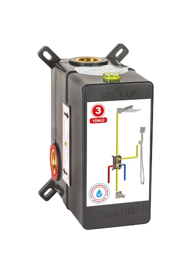 Armour Armatür Siyah Gömme Ankastre Bataryası Mistillo Marka Siyah