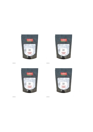 1 Kg X 4 Paket Yazar Pudra Şekeri