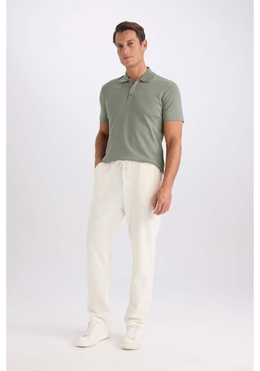 DeFacto Regular Fit Eşofman Altı Beli Bağcıklı Cep Detaylı Düz Paça D9701AX24AUER223