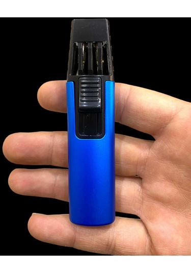 Çift Pürmüzlü Yandan Çekmeli Mavi Çakmak 109319 Mavi